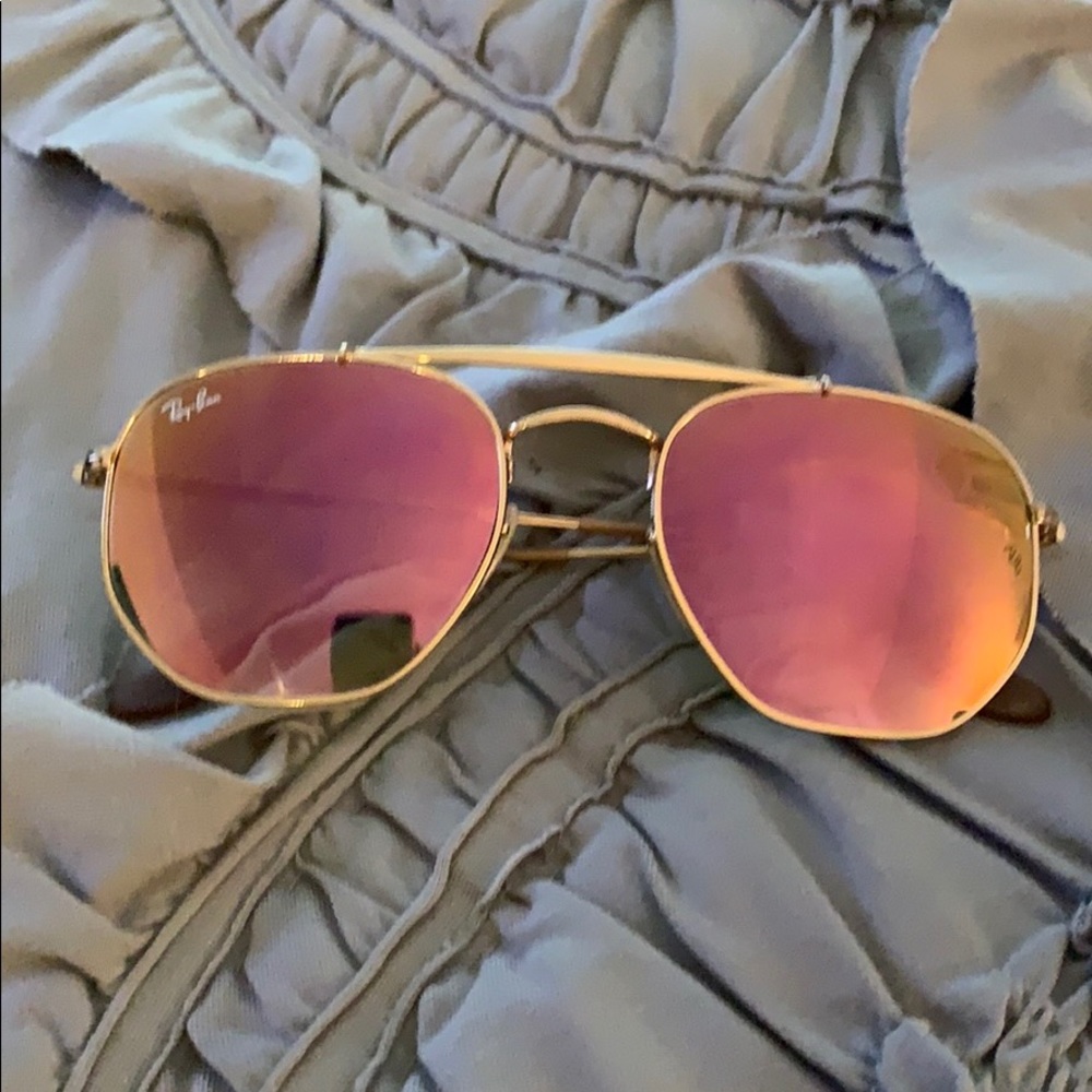 Ray ban Pink tinted sunglasses